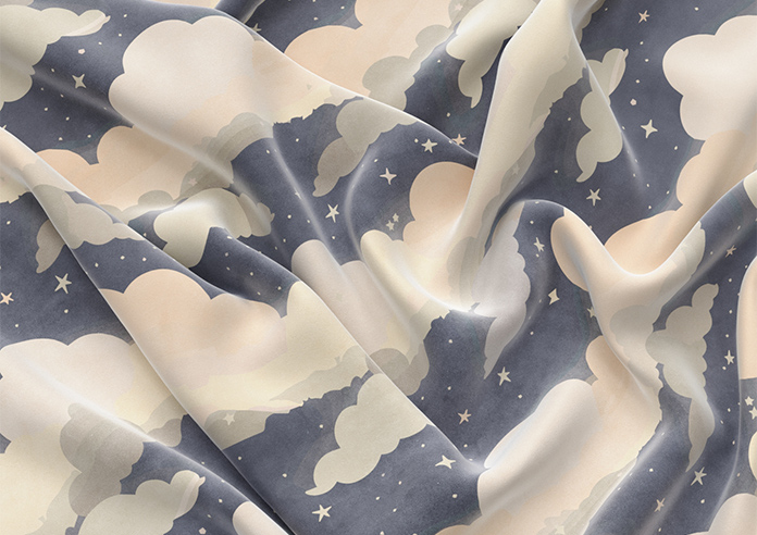 Cloudy Cosmos, Twinkle Grey - Roman Blind - Image 4